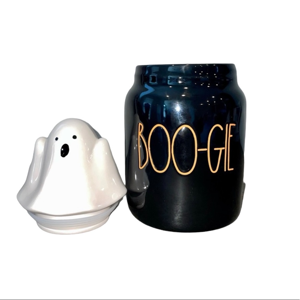 Rae Dunn BOO-GIE Figural Canister